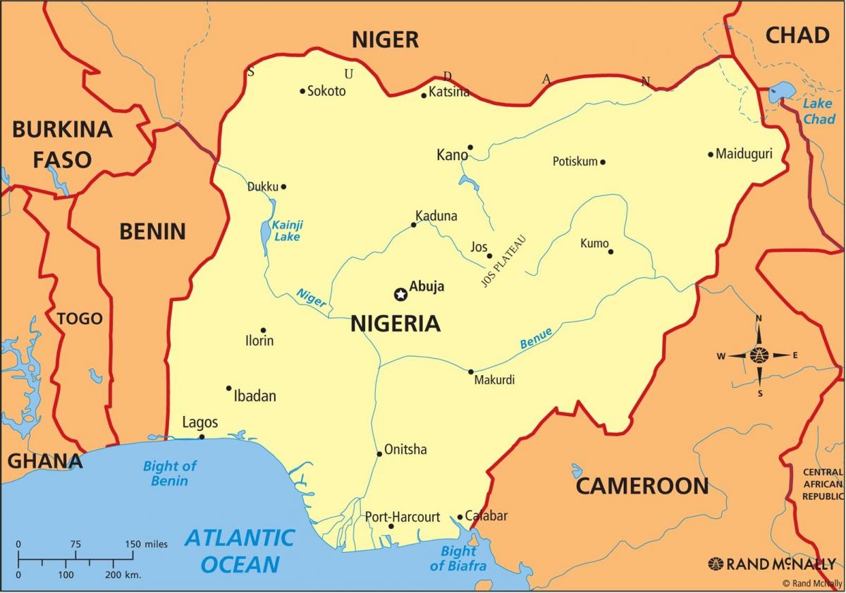 نيجيريا خريطة
